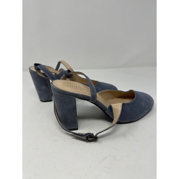 Sundance Women's NEW Viloria "Denim" Blue Leather Suede Heels size 39 (US 8) - Picture 5 of 8